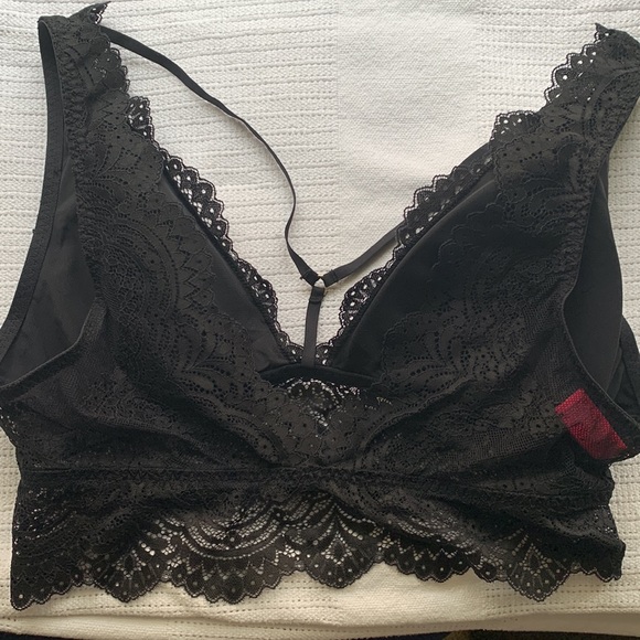 Size XL Black Lace Bralette La Senza - Picture 2 of 4